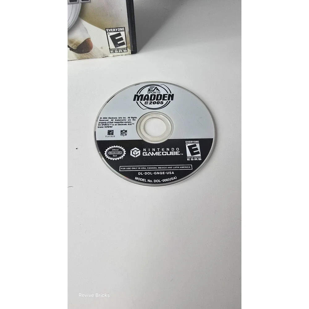 Madden NFL 2005 Nintendo GameCube , 2004 Game and Case Tested‎ and Working Great